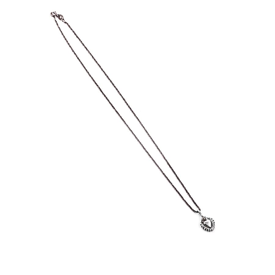 'Sacred heart' pendant CUORE SACRO | CD CUOREARG CON CAT 90 CM